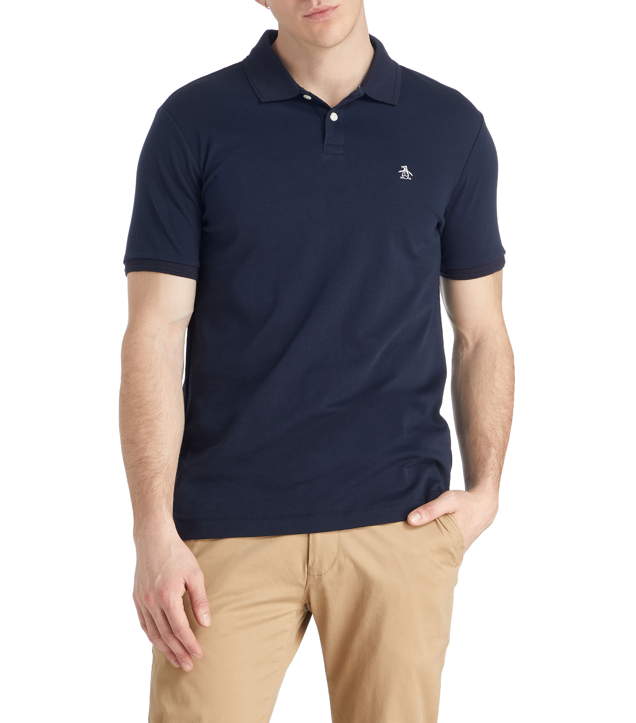 Playera polo best sale azul marino hombre